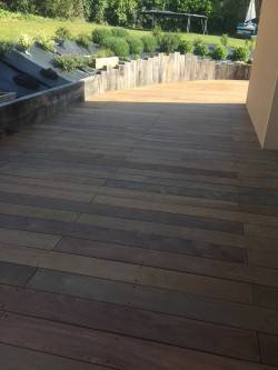 Terrasse en bois exotique (IPE) imputrescible a ANSE