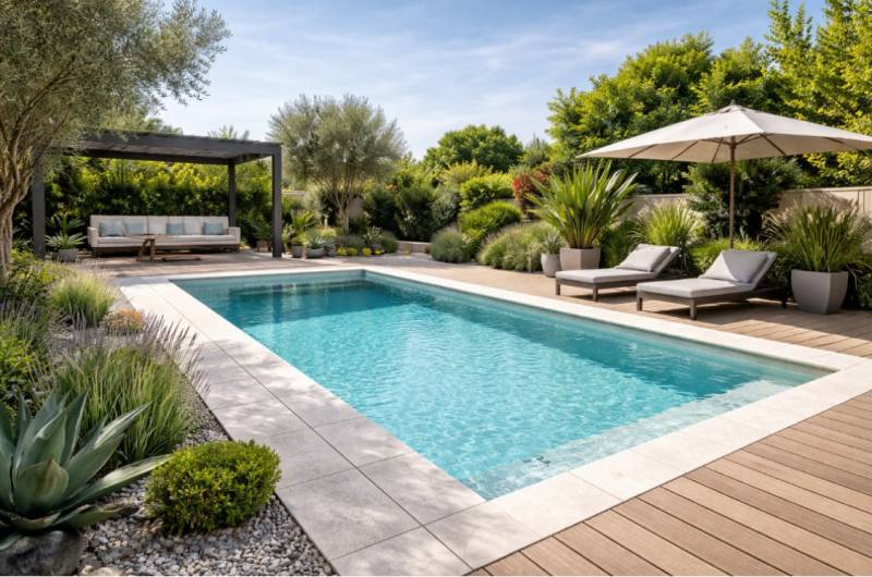 Margelles de piscine Grès Cérame 